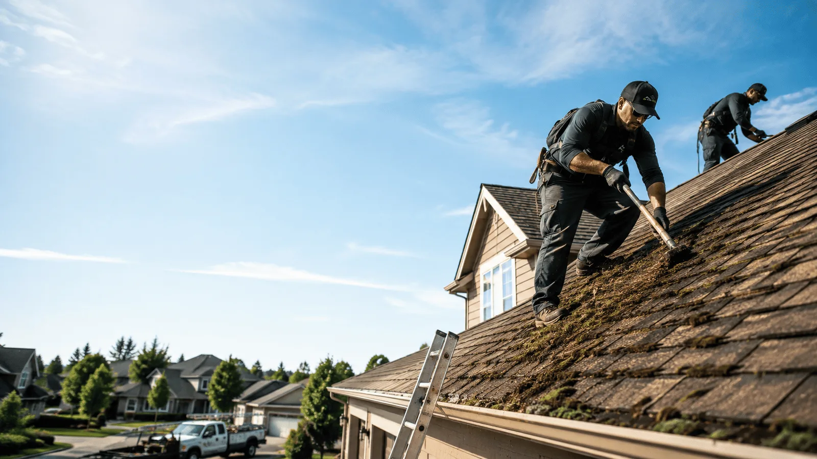 Roof Moss Removal in Flowood, MS near me